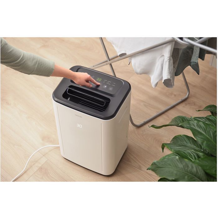 Deshumidificador portátil inteligente SENCOR SDH 2028WH - 360 W - 20 L/día - Depósito de 6 L - 2 velocidades - Blanco
