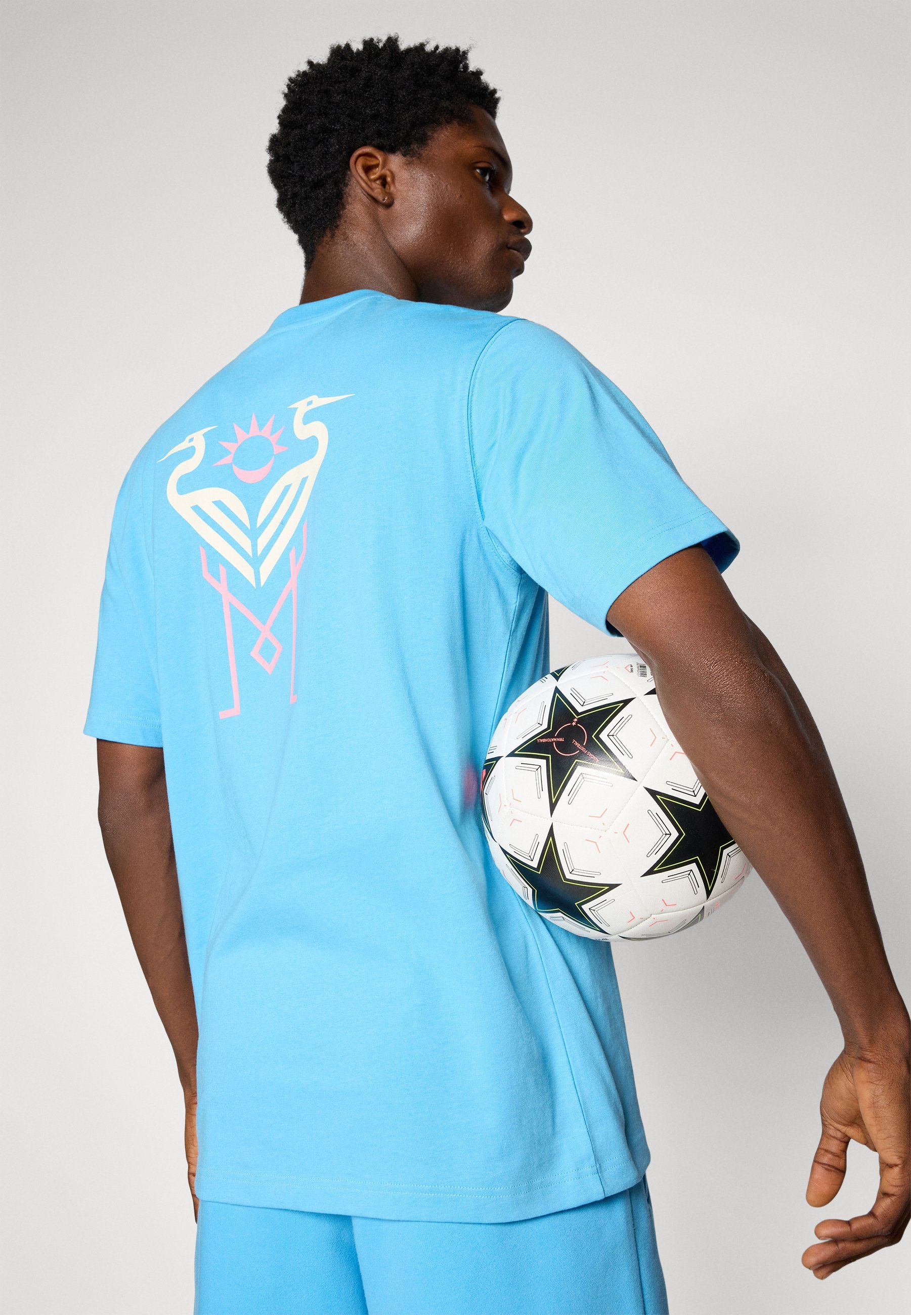 T-shirt adidas Originals INTER MIAMI CF ORIGINALS VARSITY TRAVEL - Tenue de club - Bleu semi-brillant/blanc