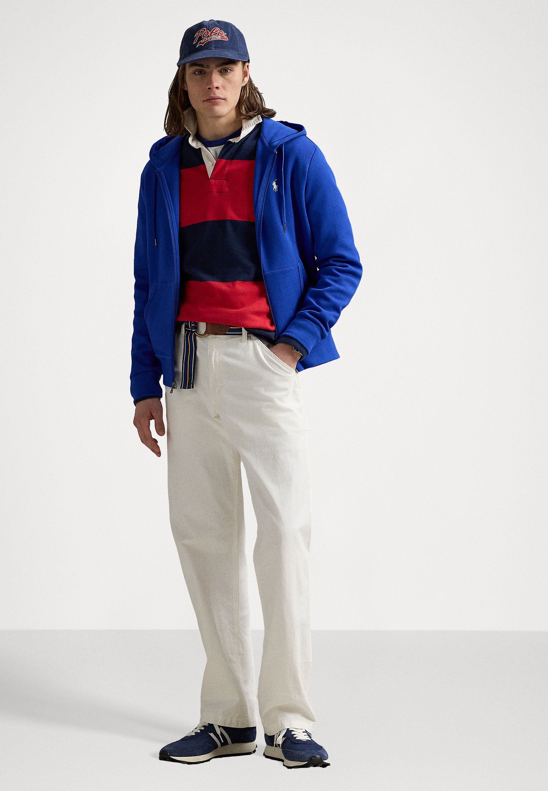 Felpa con cappuccio e zip intera Polo Ralph Lauren - Felpa con zip - stella di zaffiro