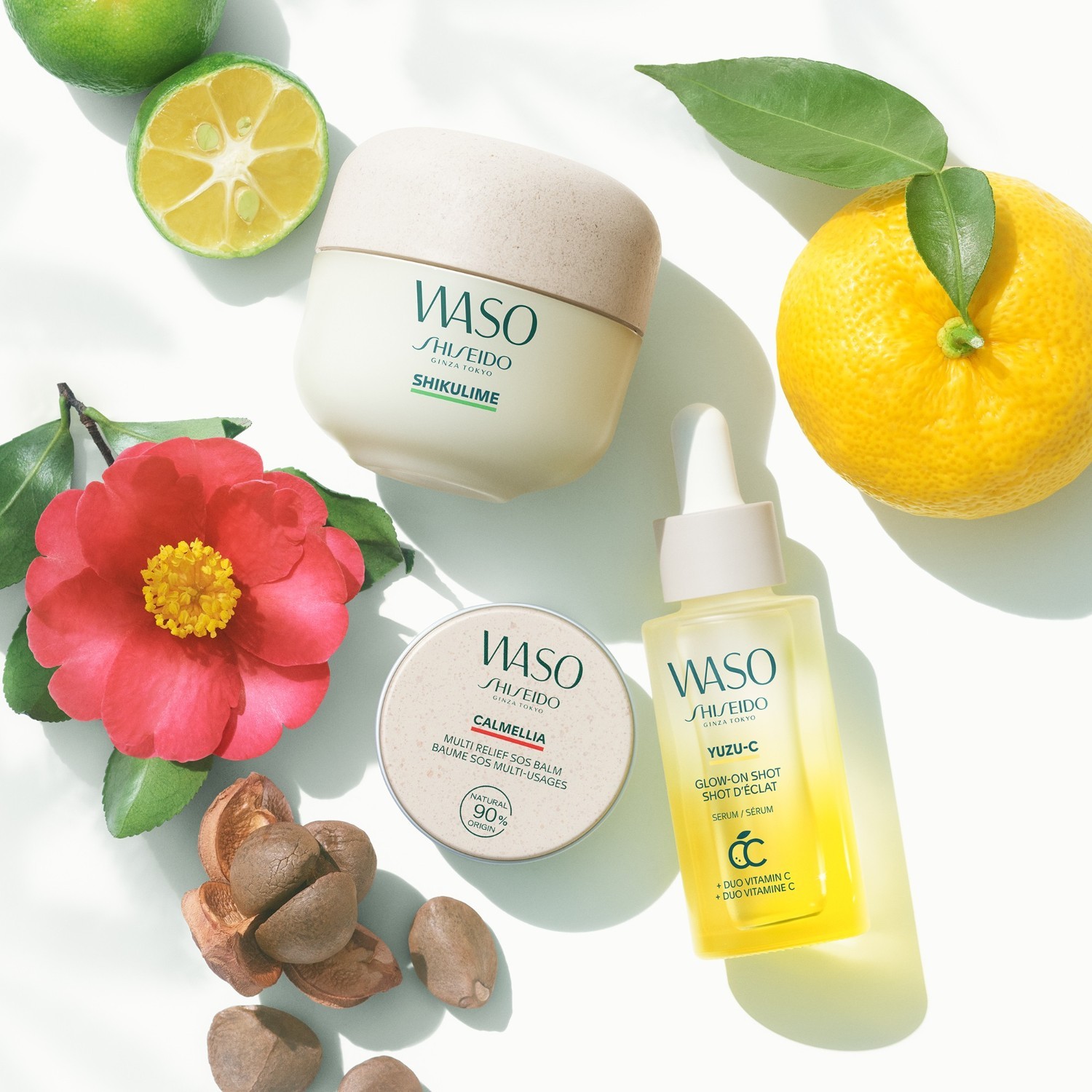 „Shiseido“ veido balzamas „Waso Camellia Multi Relief SOS Balm“ – 20 g