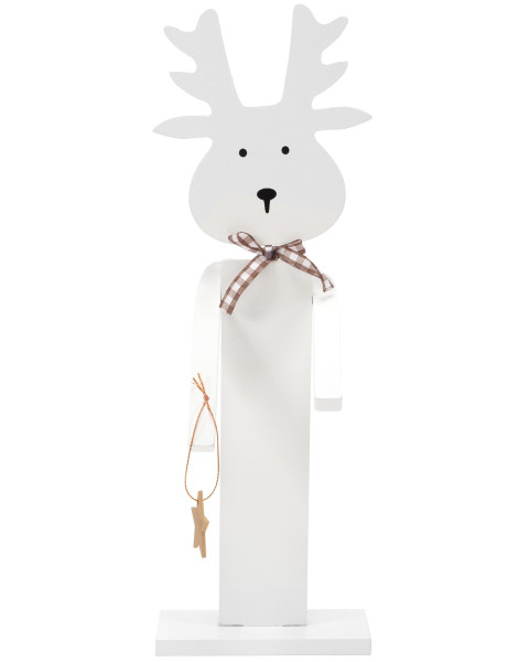 Drewniany Renifer Świąteczny 35cm 301036