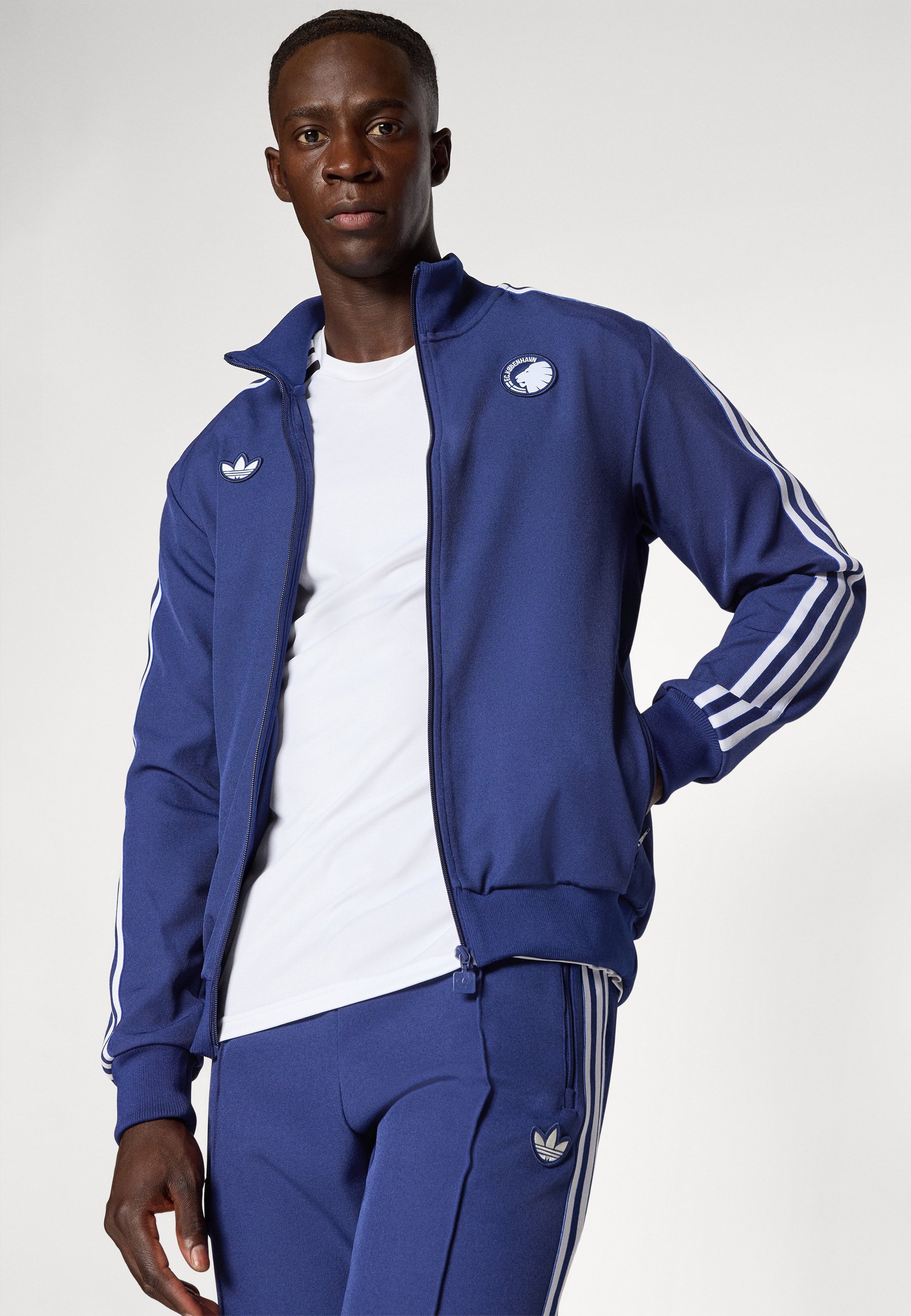 adidas Originals FC COPENHAGEN ICON TRACK TOP - Vetoketjullinen collegepaita - night sky