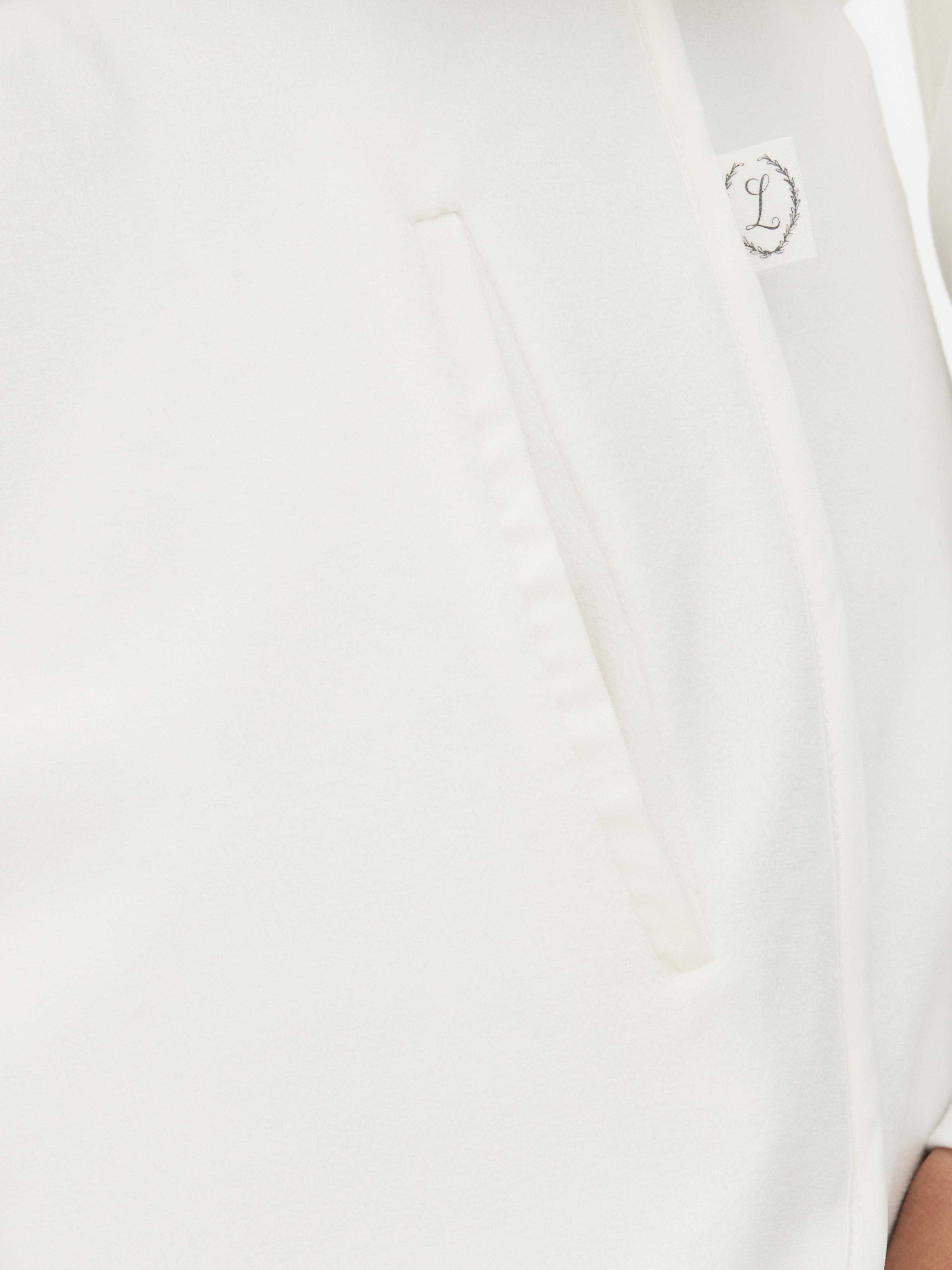 Fleece-Pyjamashorts mit Kordelzug Warme Fleece-Pyjamashorts mit Kordelzug und Seitentaschen