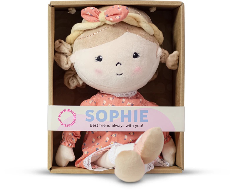 Petite&Mars pliušinė lėlė Sophie