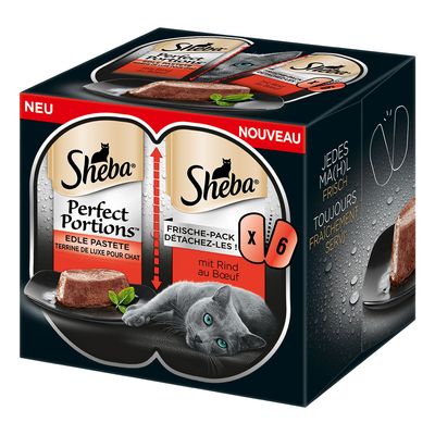 Sheba Perfect Portions Sparpackung 48 x 37,5 g
