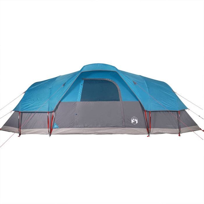 Tenda a cupola vidaXL per 11 persone, blu, impermeabile, tenda da giardino, riparo per esterni, tenda da campeggio, riparo 94567