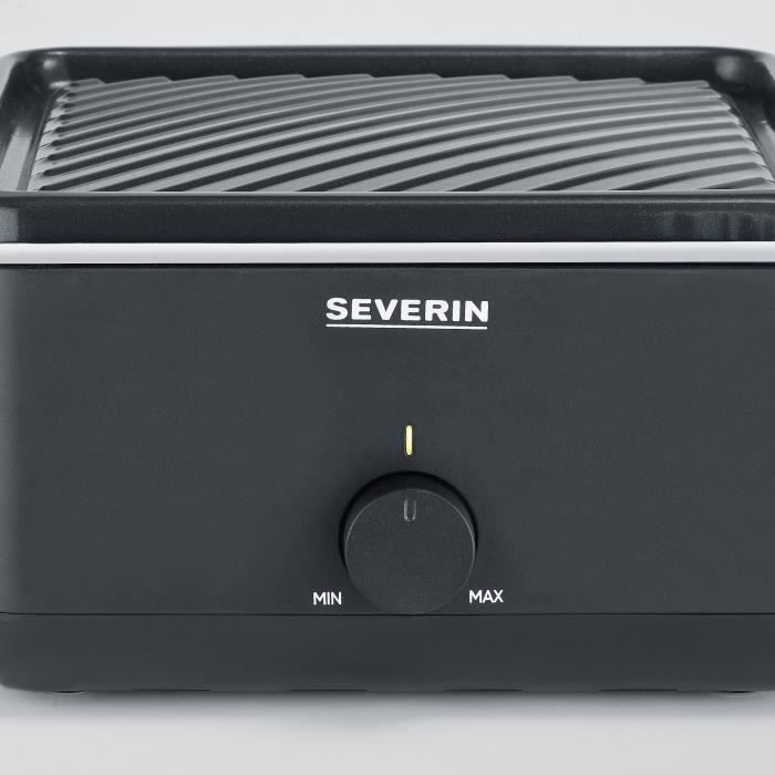 SEVERIN Raclette Grill - RG2360 - Serves up to 4 people - Compact 24x24cm - 800W
