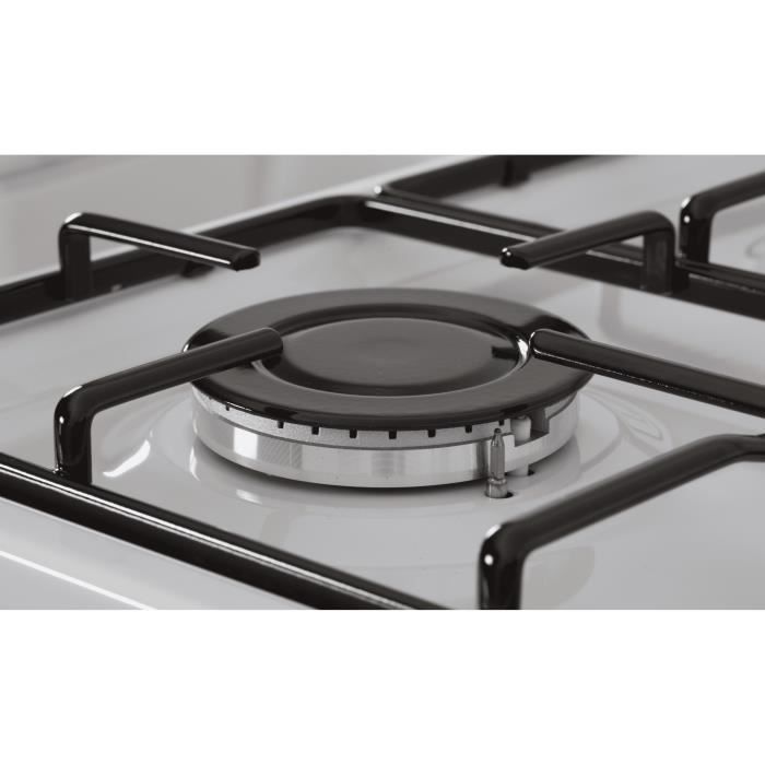 Cocina de gas OCEANIC OCEACG50GW - 4 quemadores - 49,8 x 61 x 86 cm - Blanca