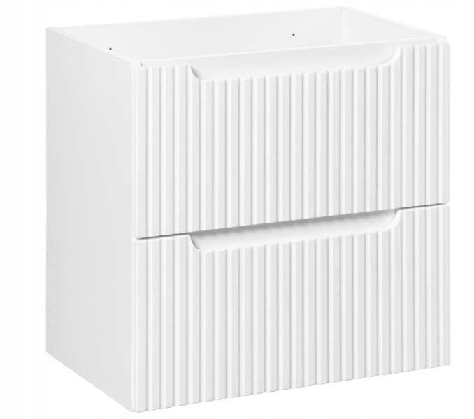 Szafka Pod Umywalkę 60 cm BIAŁA Wisząca RYFLE 2S NOVA WHITE