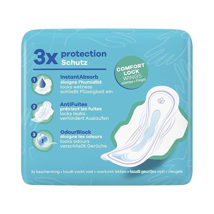 Absorventes higiênicos Always Ultra Normal com abas, pacote com 14 unidades