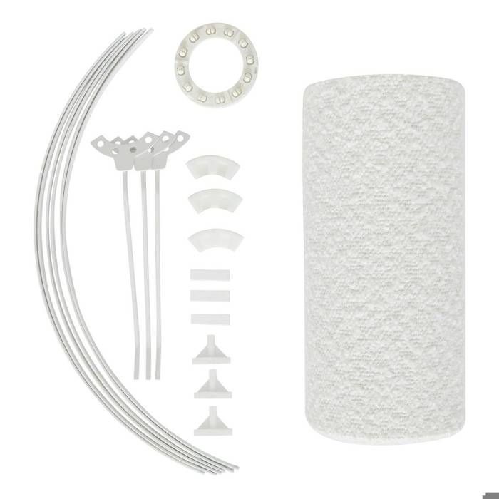 Beline D50cm witte lampenkap - Atmosphera Interior Designer