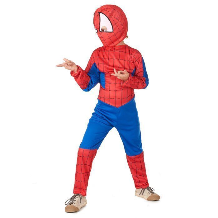 Déguisement homme araignée - JADEO - Modèle garçon - Multicolore - Licence Spiderman