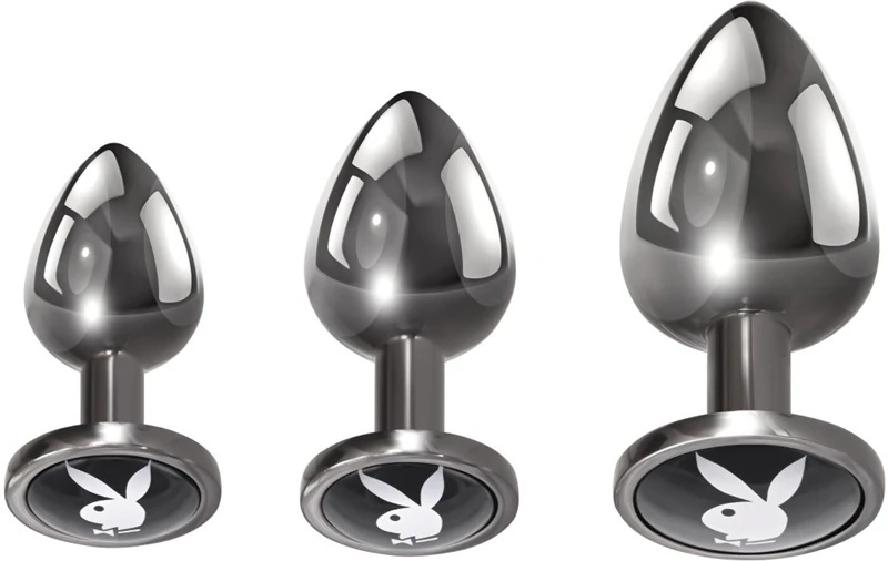 Playboy Toys Pleasure 3 Ways Butt Plug Set