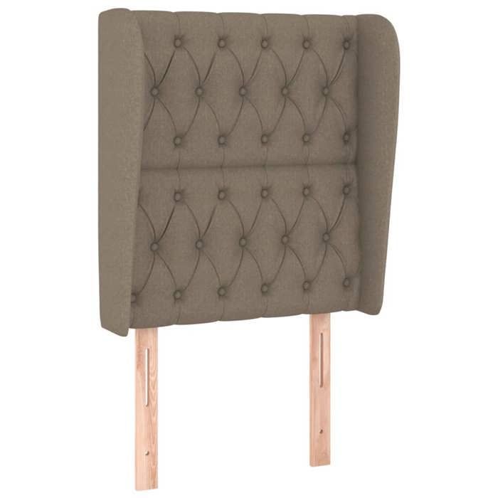 Lattenbodem met matras - Taupe - 80x200 cm - Inclusief hoofdbord - Maximale ontspanning