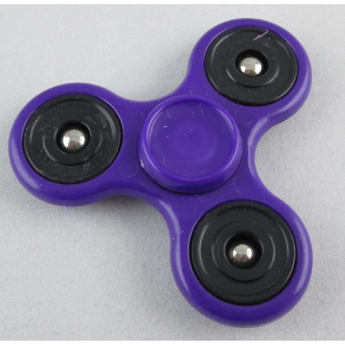 Spinner de mão antiestresse/ansiolítico roxo e preto