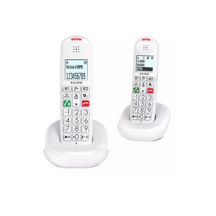 Alcatel Schnurlostelefon Duo DECT weiß - XL685DUOBLANC