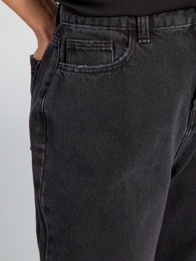 Pantalones vaqueros estilo mom - GRIS