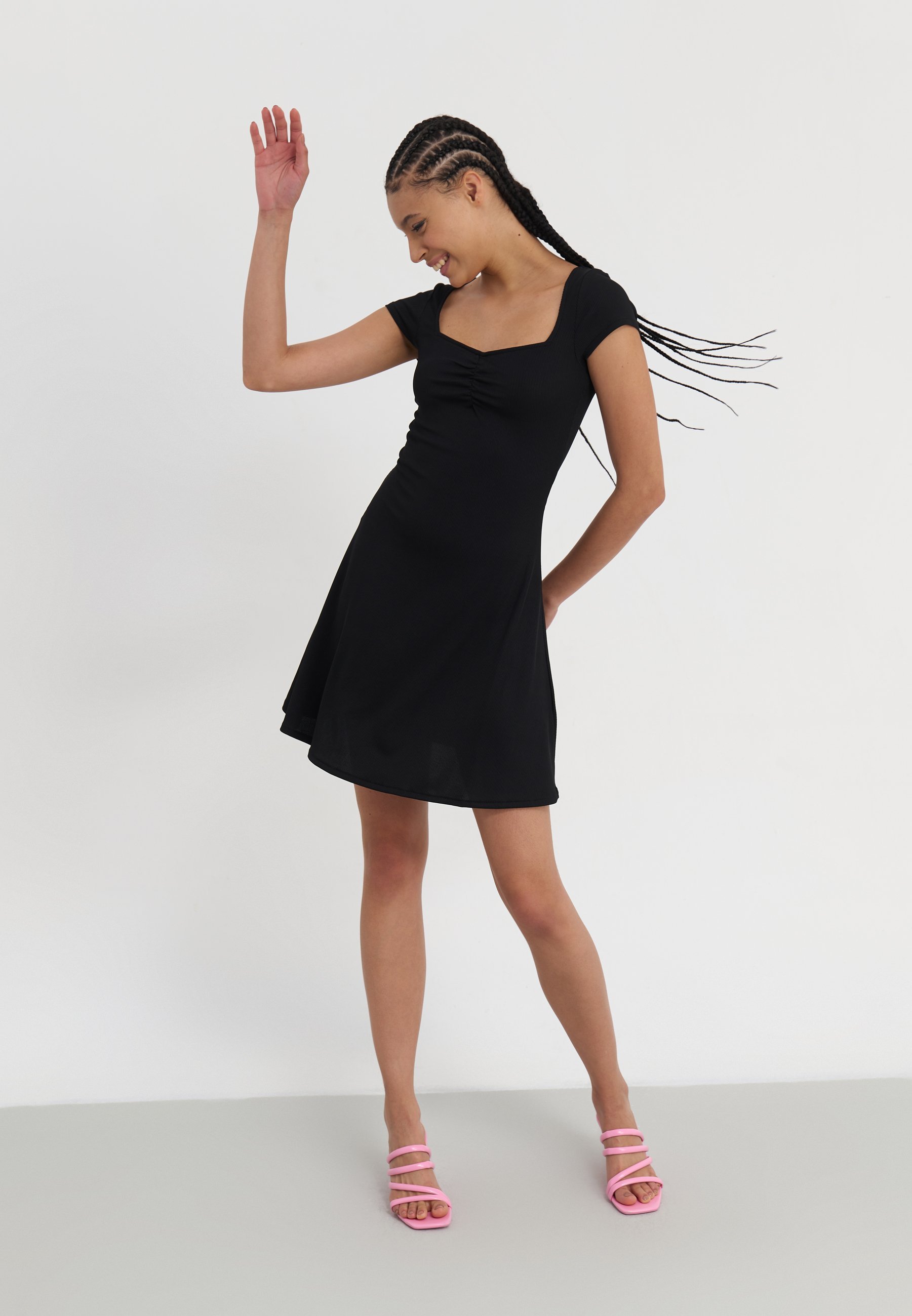 Šaty na sudý a lichý den - černé