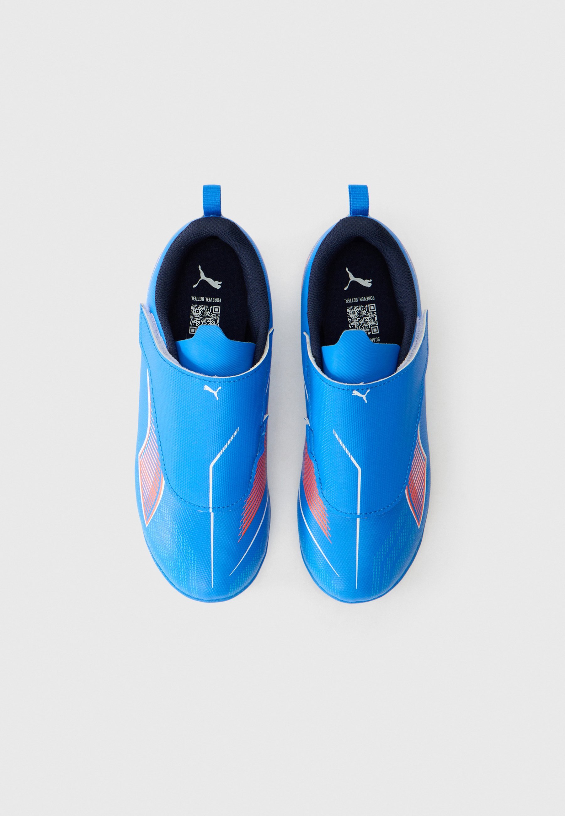 Puma ULTRA 6 PLAY FG/AG UNISEX - Scarpe da calcio per campi in erba sintetica - blu ultra/bianco/rosso acceso