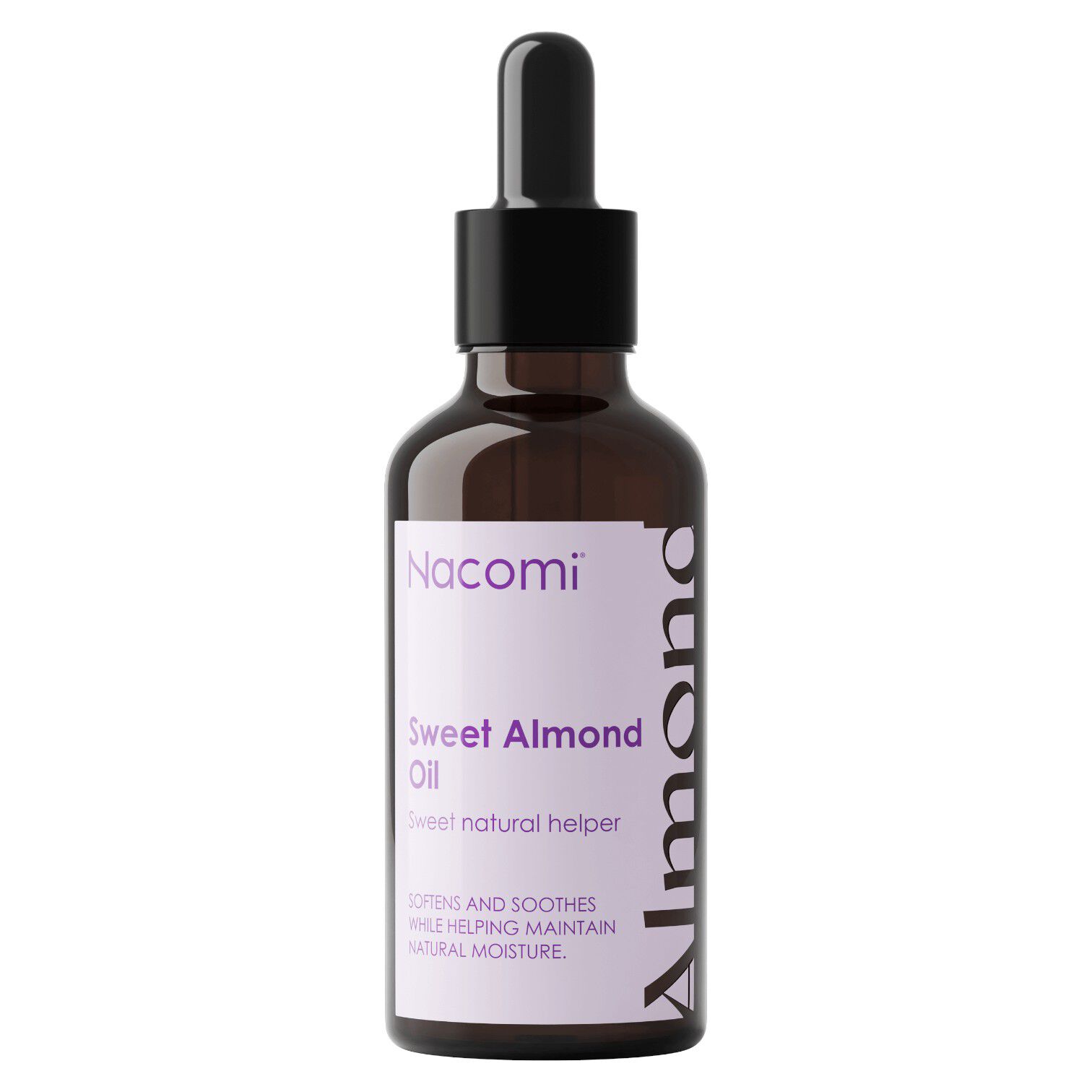 Nacomi Sweet Almond Oil for Face, Body and Hair for Dry Skin 50ml