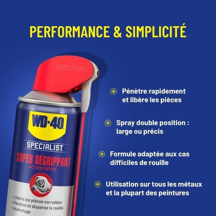 WD-40 Super Penetrating Oil Aerosol 400ml - 33348