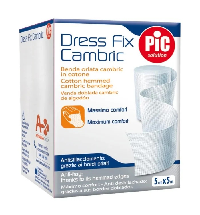 PIC Pic Dress Fix cambric omgezoomde bandage 10x500 cm Maximaal comfort