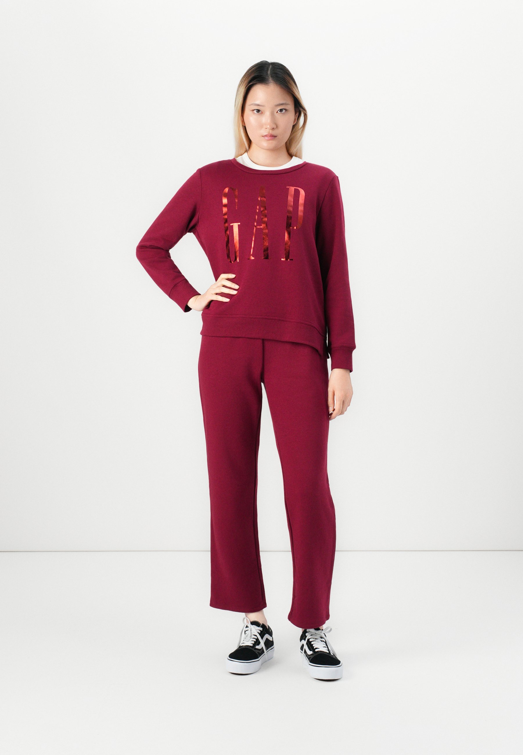 GAP LOGO DOORBUSTER CREW - Dressipluus - punane delicious