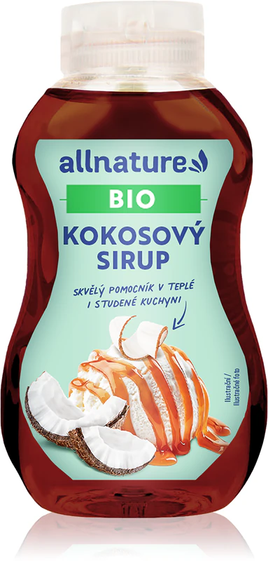 Allnature Biologische Kokosstroop, een natuurlijke zoetstof van biologische kwaliteit.