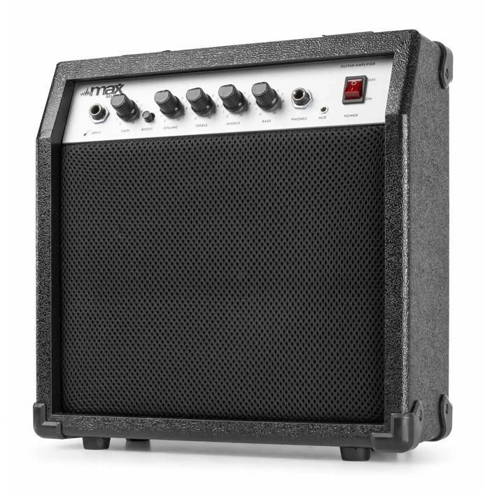 GigKit MAX elektrische gitaarset - wit - 40 watt versterker - inclusief accessoires