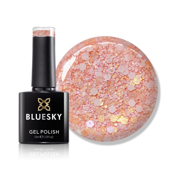 Gelový lak Bluesky - broskvový