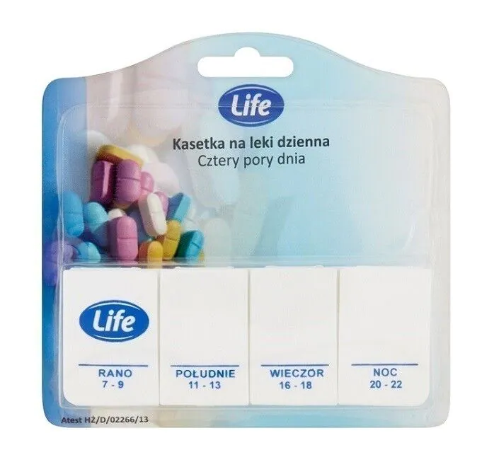 Life, Kasetka na leki dzienna, 4 pory dnia