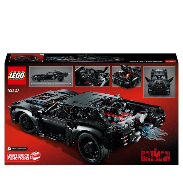 LEGO® Technic 42127 Batman's Batmobile, Batmobile Toy, Batman Toy Car, Gift for Boys and Girls Ages 10 and Up
