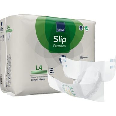 Abena Slip Premium High Performance Core Large pustende inkontinensbleie 18 enheter 18 enheter