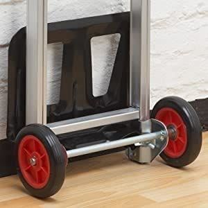 Carrello a mano pieghevole in alluminio Meister da 90 kg