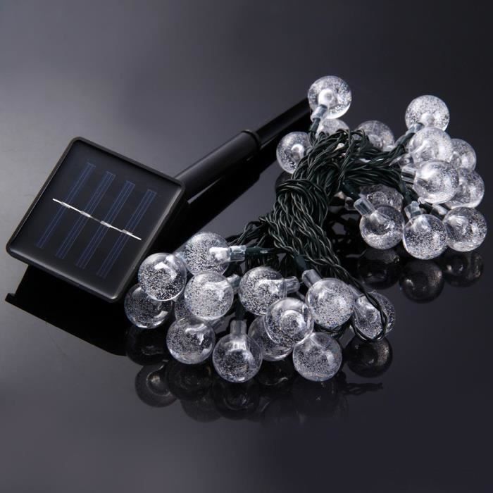 Luci decorative da esterno - Multicolore - Alimentate a energia solare - Impermeabili - 30 LED - Casa, Matrimonio