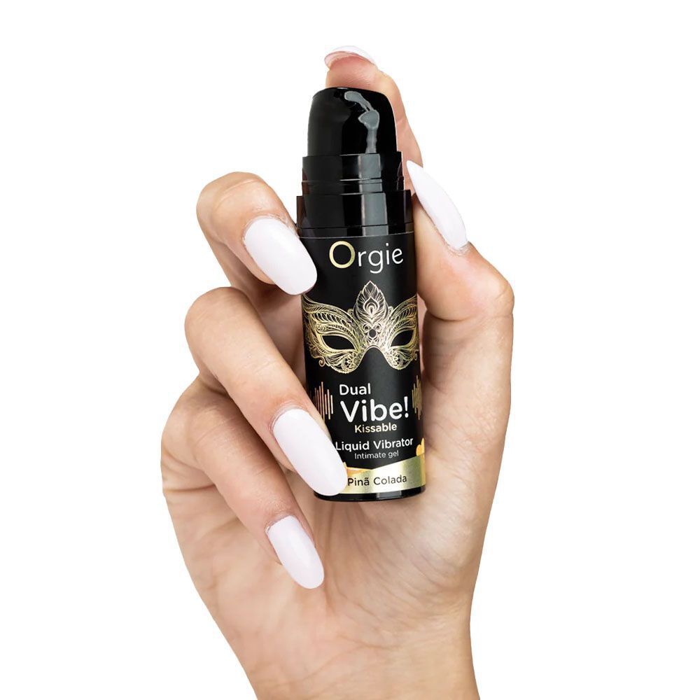 Orgie Dual Vibe! Skūpstāms šķidruma vibrators