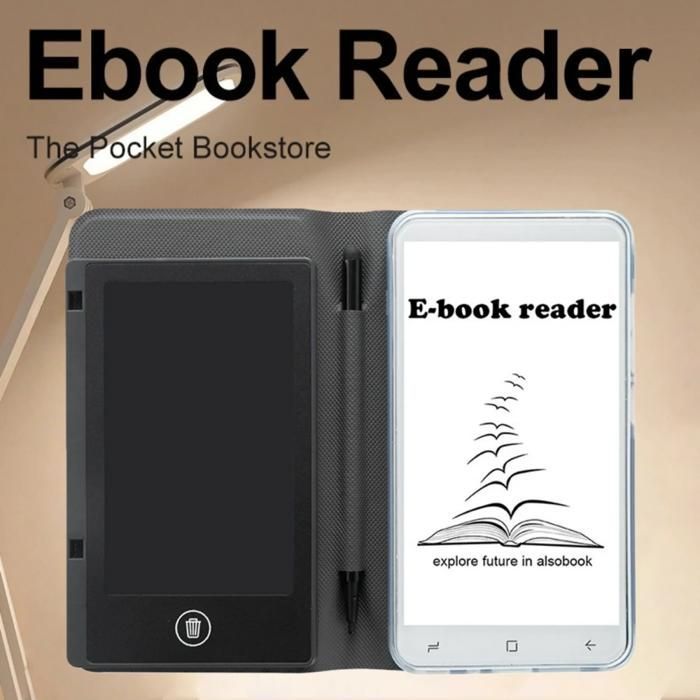 E-reader, 16 GB, schermo E Ink da 5 pollici, funzionalità di scrittura a mano, per leggere libri, portatile, blu