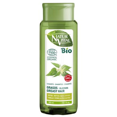 Natur Vital attīrošs šampūns taukainiem matiem Bio 300 ml 300 ml