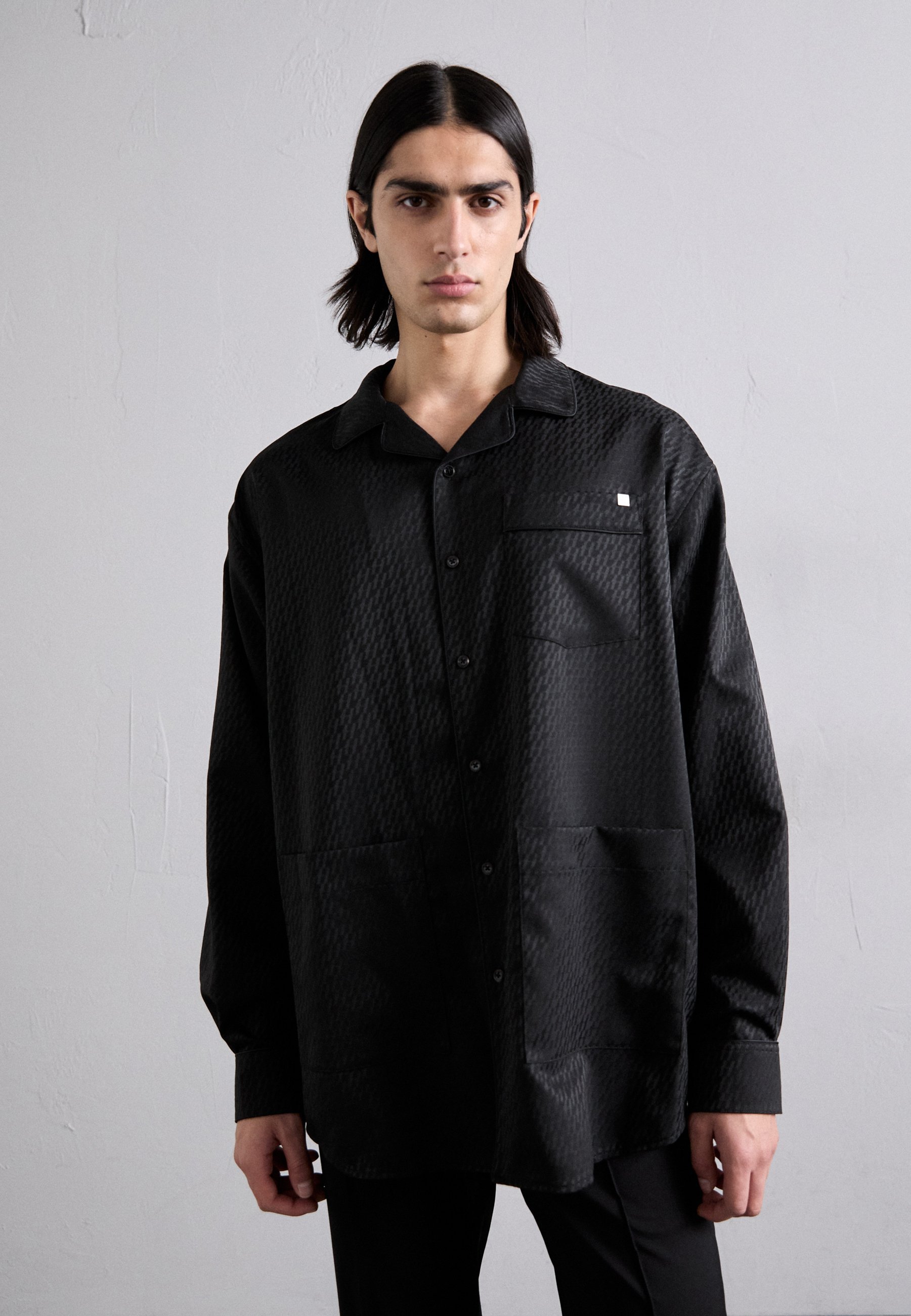 Helmut Lang TONAL - Shirt - zwart