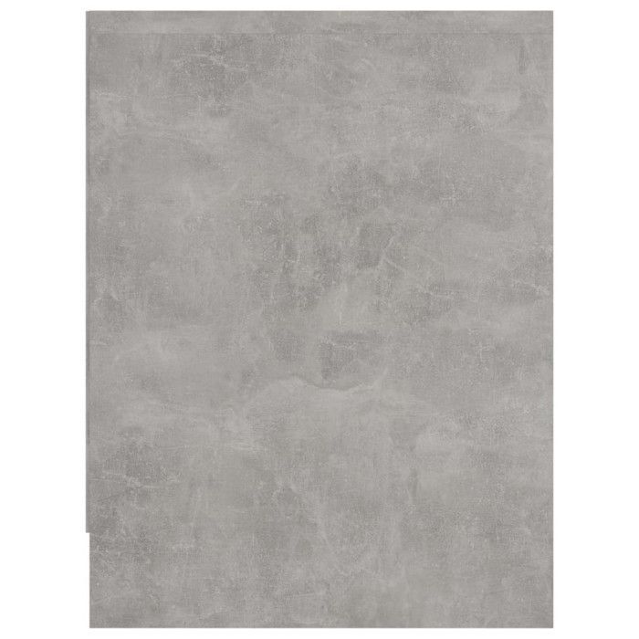 vidaXL Table de chevet Gris béton 40 x 30 x 40 cm Aggloméré