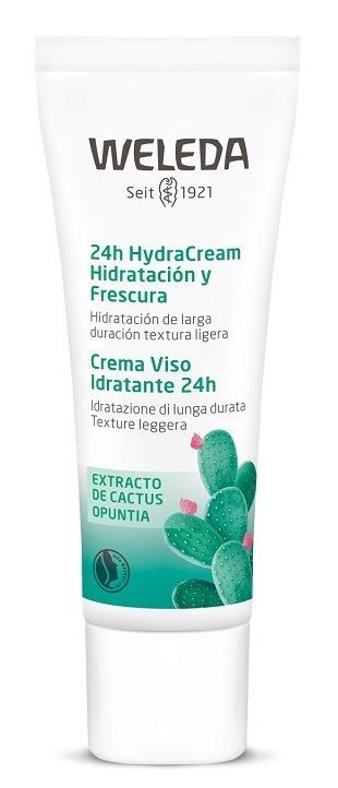 HydraCream krema za obraz 24-urna hidratacija in svežina z izvlečkom organskega kaktusa Vlažilne kreme za obraz iz lekarne
