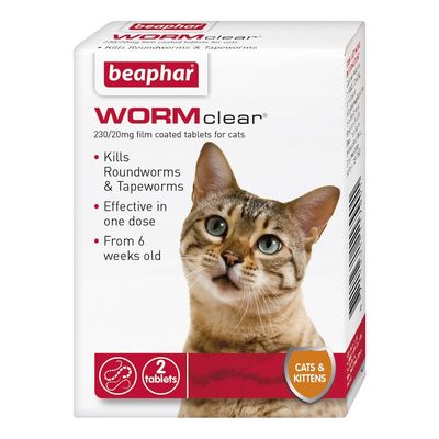 Comprimés beaphar WORMclear® pour chats