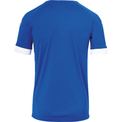 Maillot Division II à manches courtes Azur/blanc Uhlsport