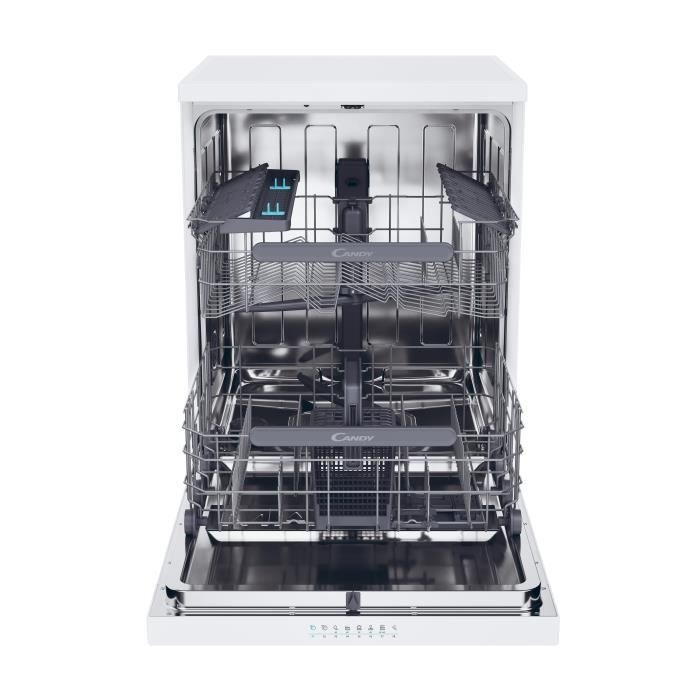 CANDY CF 4C4F0W Rapido Freestanding Dishwasher - 14 Place Settings - Induction - 60cm Wide - 44dB - Connected - White