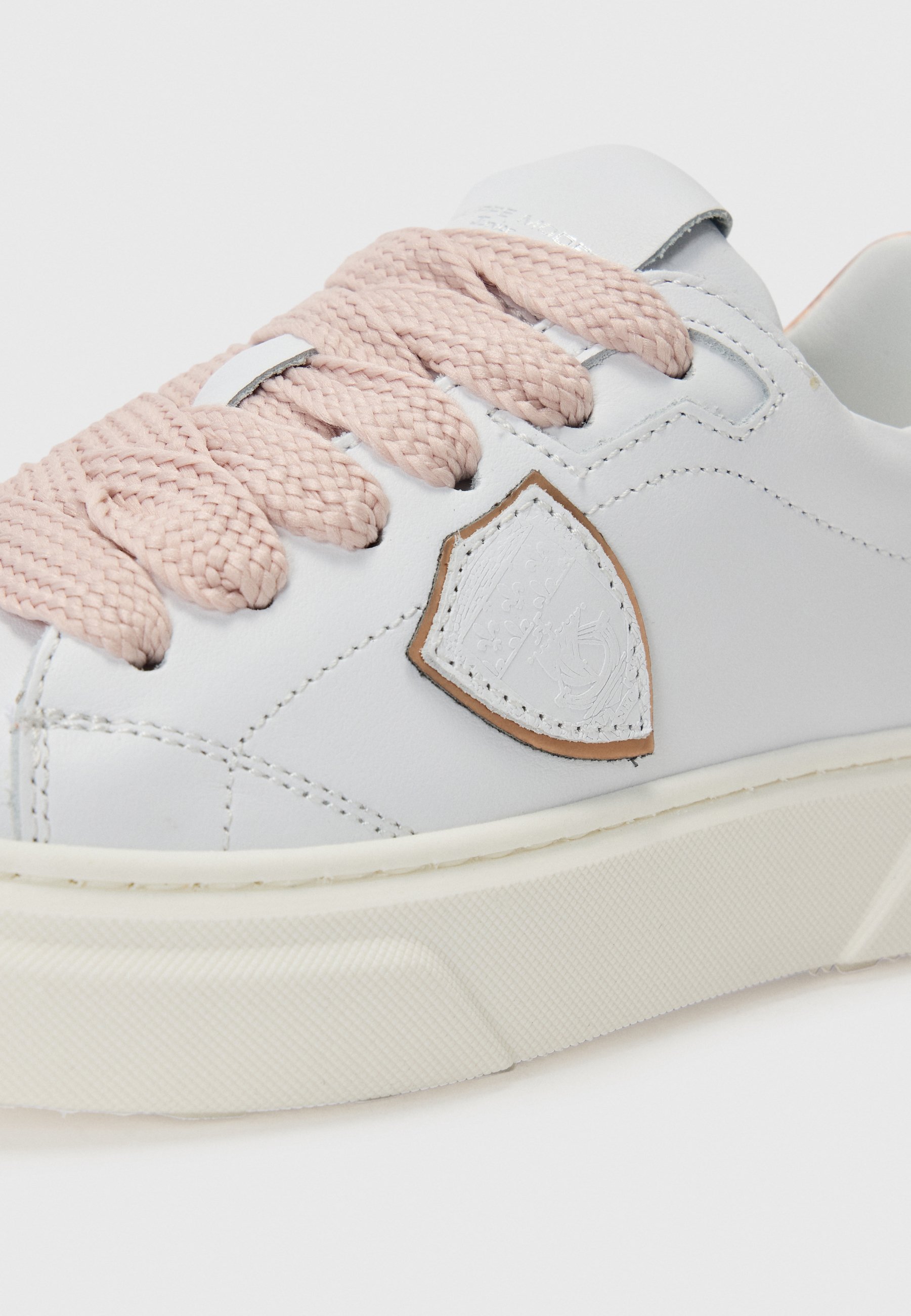 Tênis Philippe Model - branco/rosa antigo/prateado