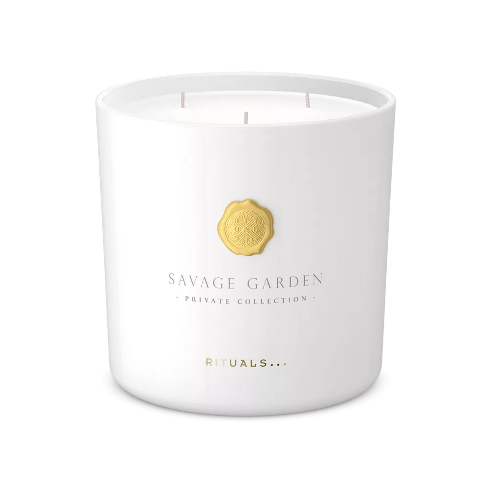 Bougie parfumée de luxe Private Collection Medium Savage Garden, 1000 g