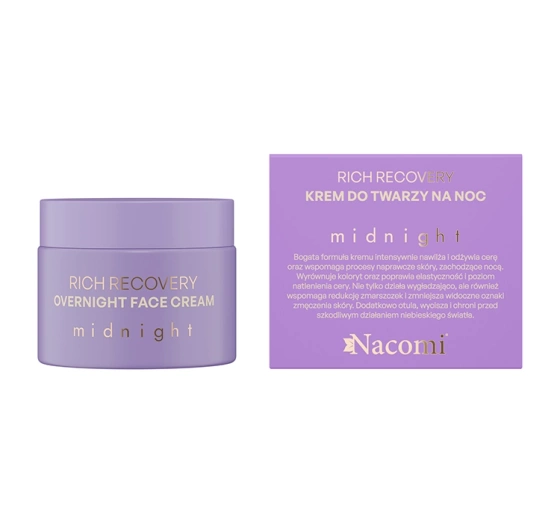 Nacomi Midnight krem do twarzy na noc 40 ml