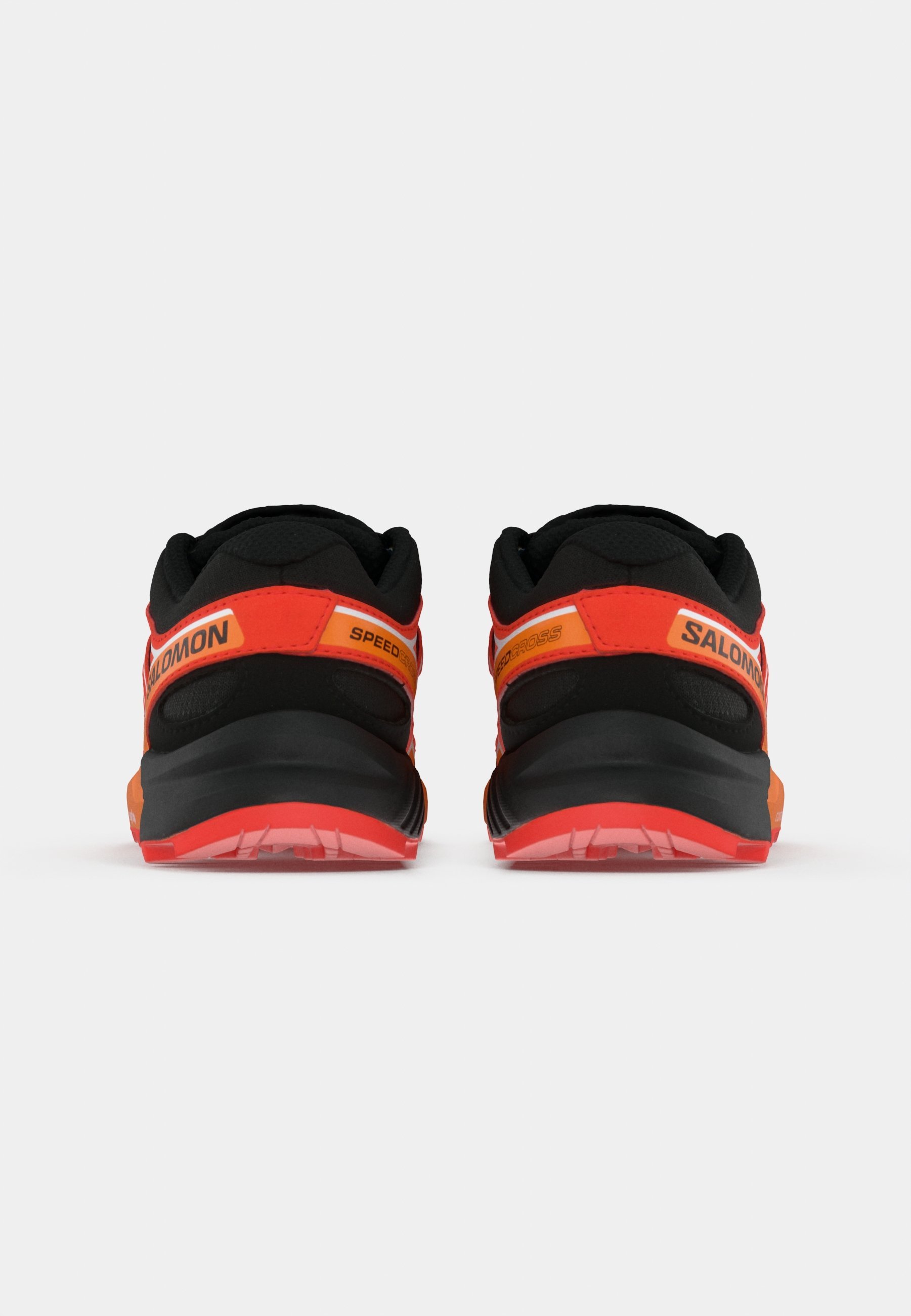 Salomon SPEEDCROSS UNISEX - Wandelschoenen - zwart/kersentomaat/kurkuma