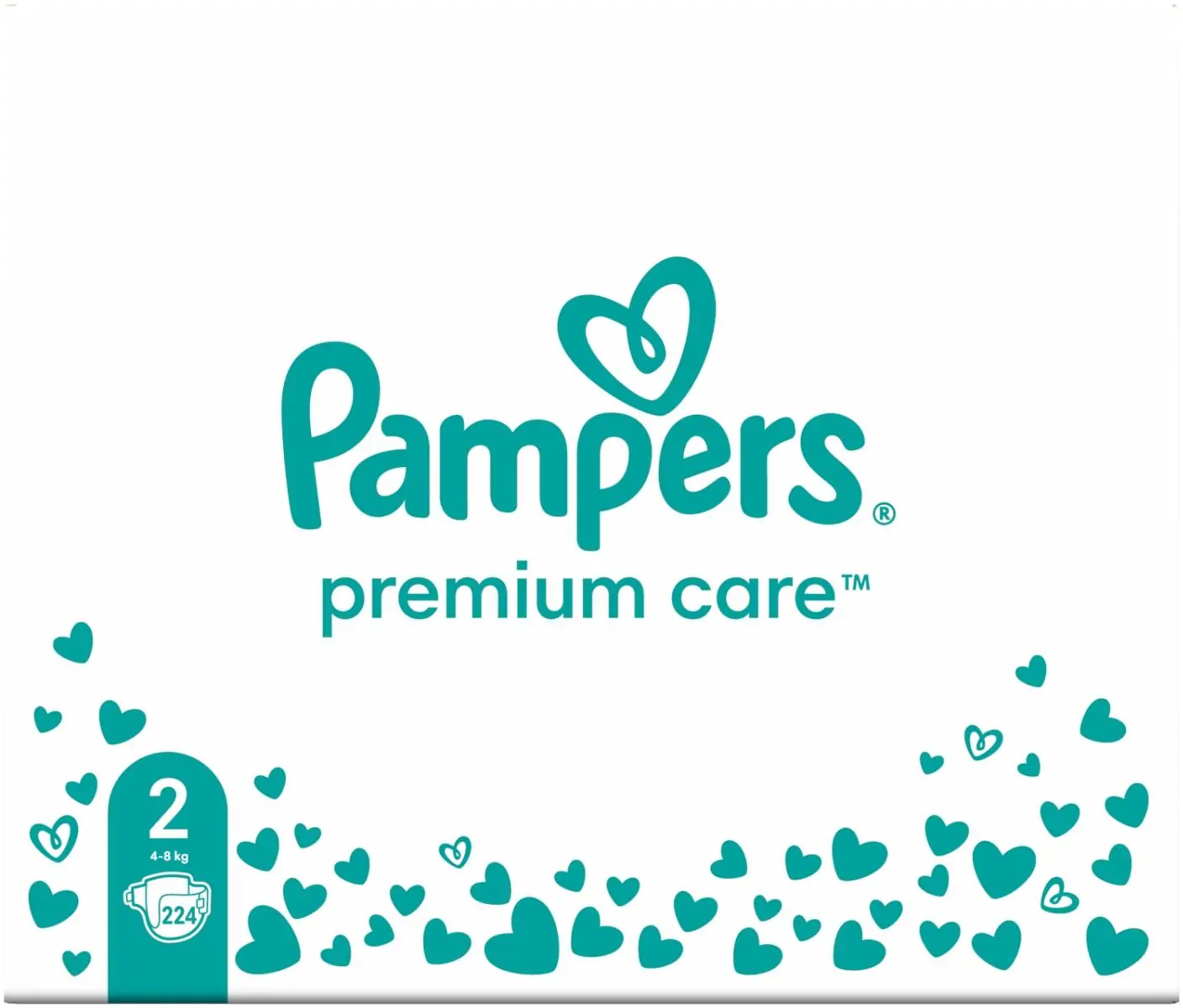 Pampers Premium Care Pieluchy (2) Mini 224 szt.