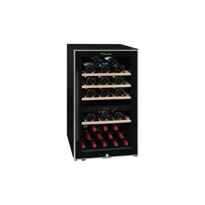 ECS51.2Z – Wine cellar – La Sommelière – 49 bottles – 2 zones – 48.0 × 57.5 × 84.5 cm – Energy class G – 38 dB